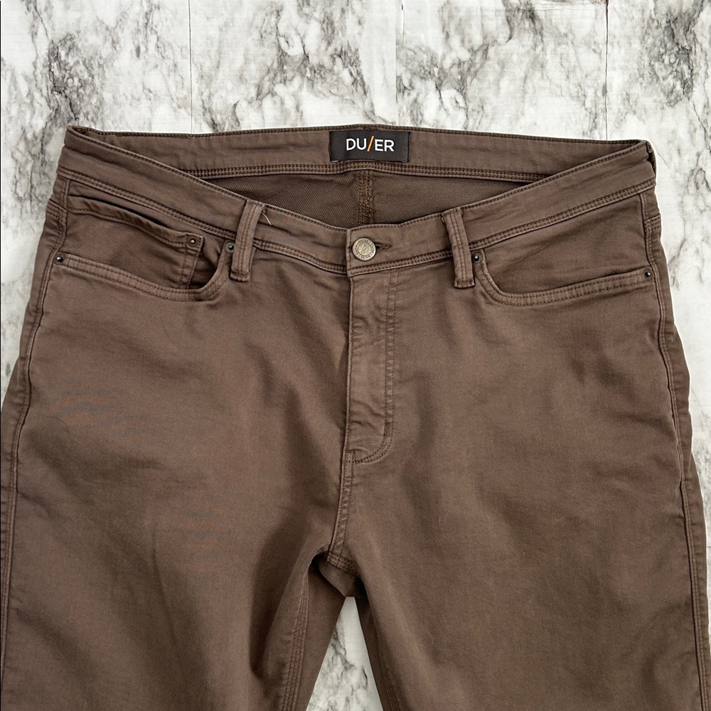 DU/ER DUER | men’s size 38 x 32 No Sweat Relaxed Fit Straight Leg pants - Picture 3 of 12